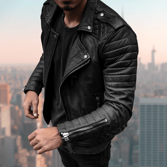 Blouson cuir homme Malcom