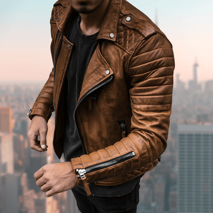 Malcom Herren Lederjacke