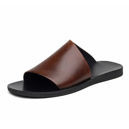 Bernard - Leder Slide Sandalen