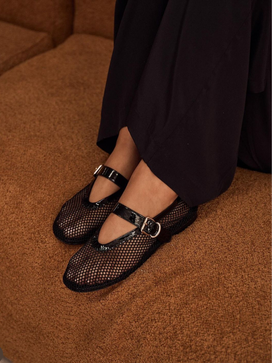 Ashley | Paris Mesh Ballet Flats